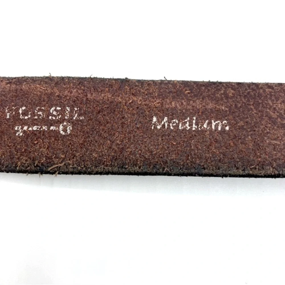 Fossil Mens Leather Belt‎ Medium